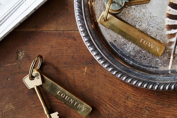 Town & Country Key Chain Pair