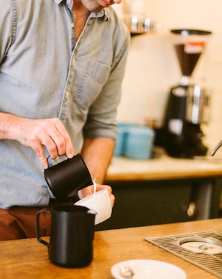 Télescope making espresso