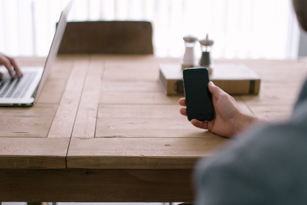Man holding phone
