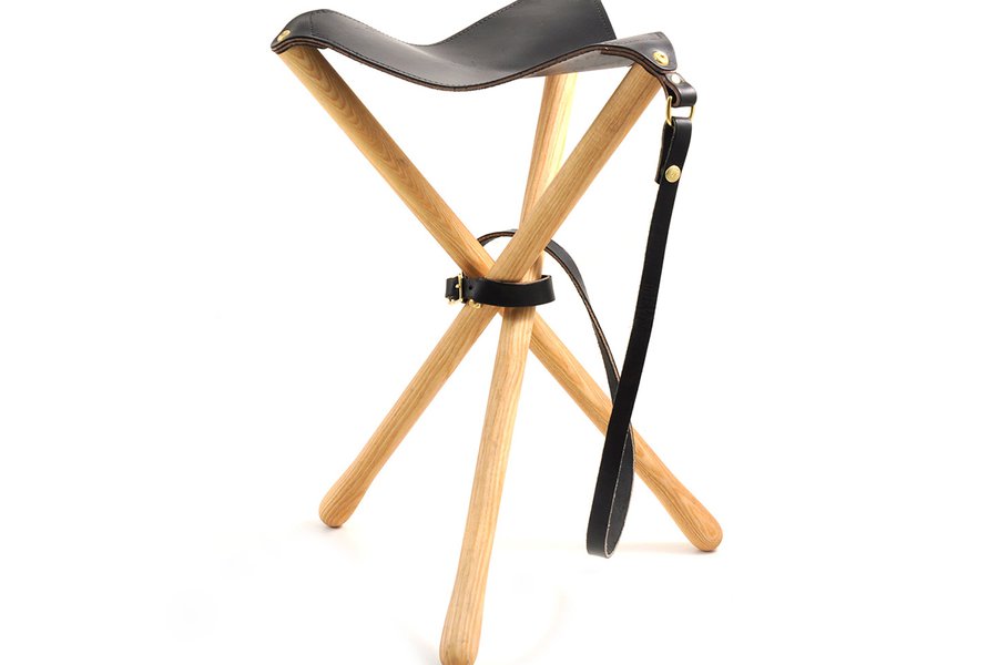 Wood & Faulk Camp Stool