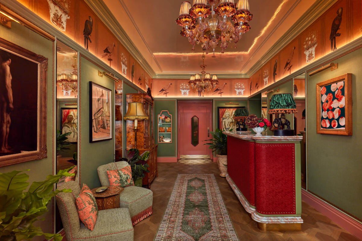 The lobby at Broadwick Soho. The lobby at Broadwick Soho.