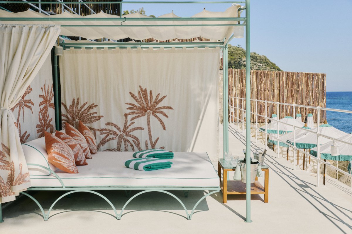 A cabana at Le Sirenuse Mare A cabana at Le Sirenuse Mare