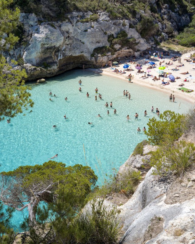 Cala Macarelleta in Menorca Cala Macarelleta in Menorca