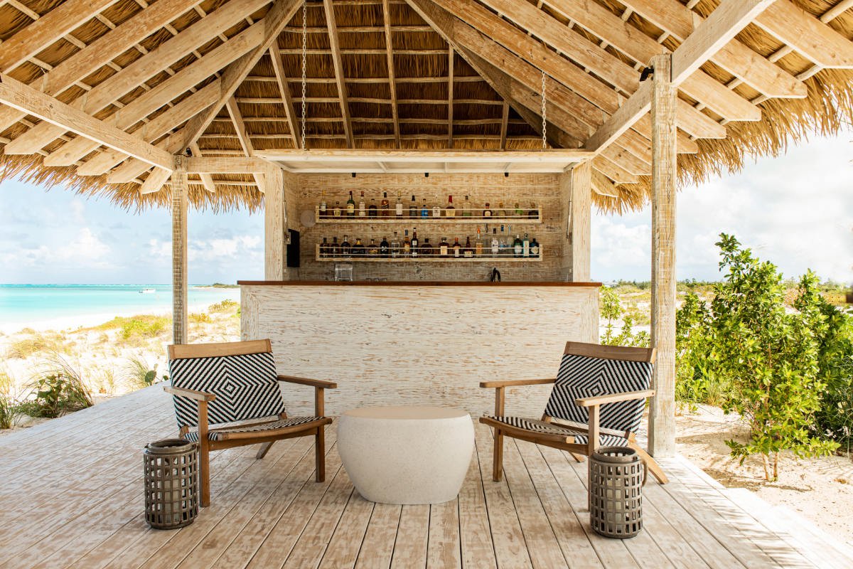 The Tiki Beach Bar at Pine Cay The Tiki Beach Bar at Pine Cay