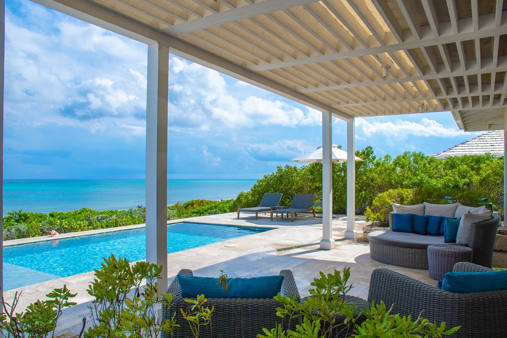 A villa pool at Sailrock. A villa pool at Sailrock.