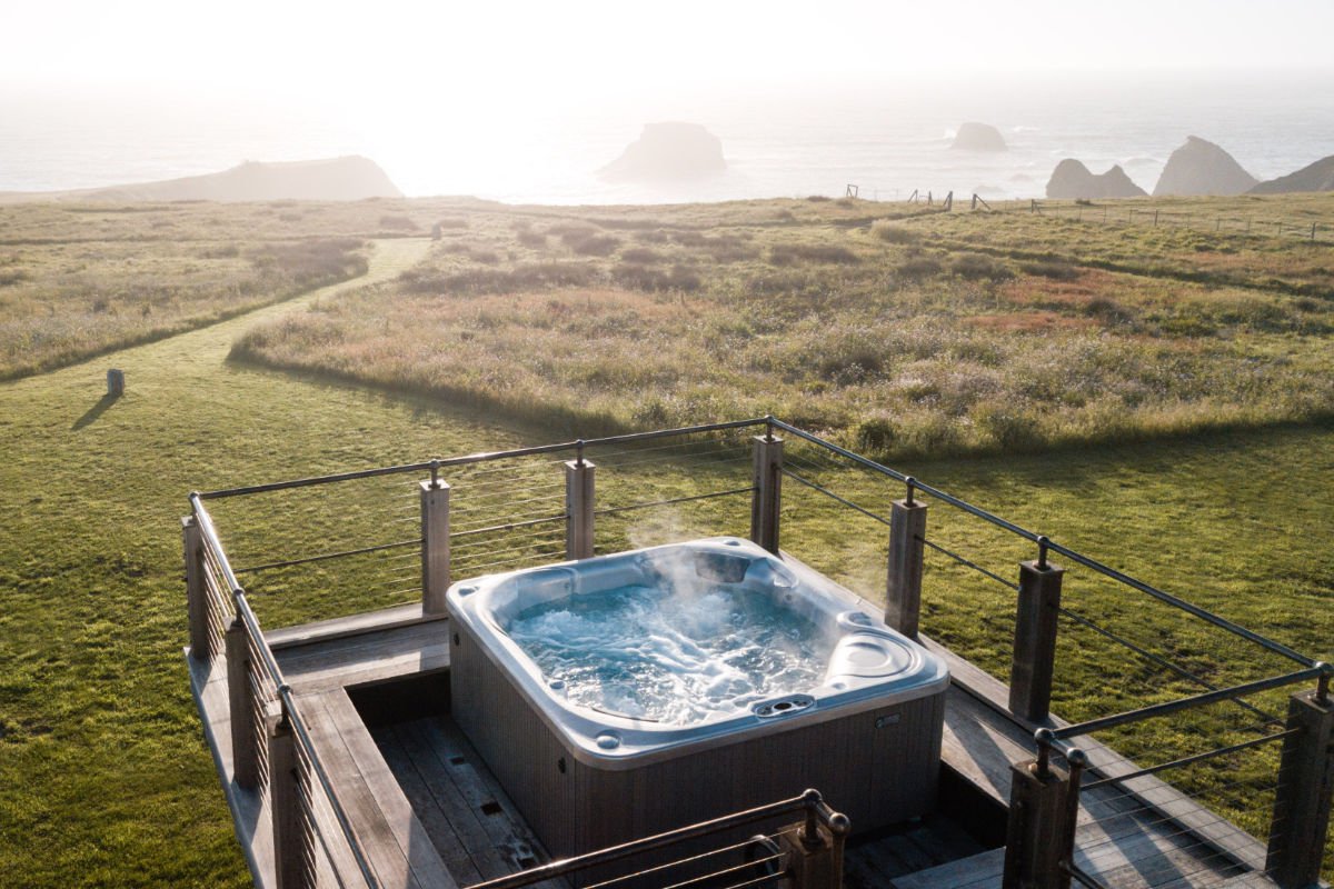 the hot tub at The Inn at Newport Ranch. the hot tub at The Inn at Newport Ranch.