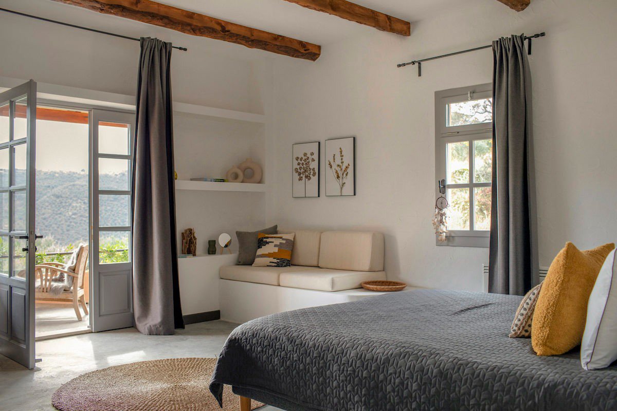 Kairos Farmhouse guest room. Kairos Farmhouse guest room.