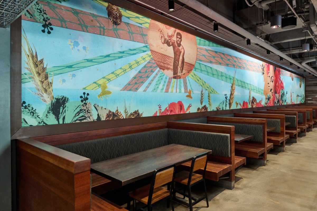 Margo Ray mural at Outrigger Waikiki Beachcomber Hotel. Margo Ray mural at Outrigger Waikiki Beachcomber Hotel.