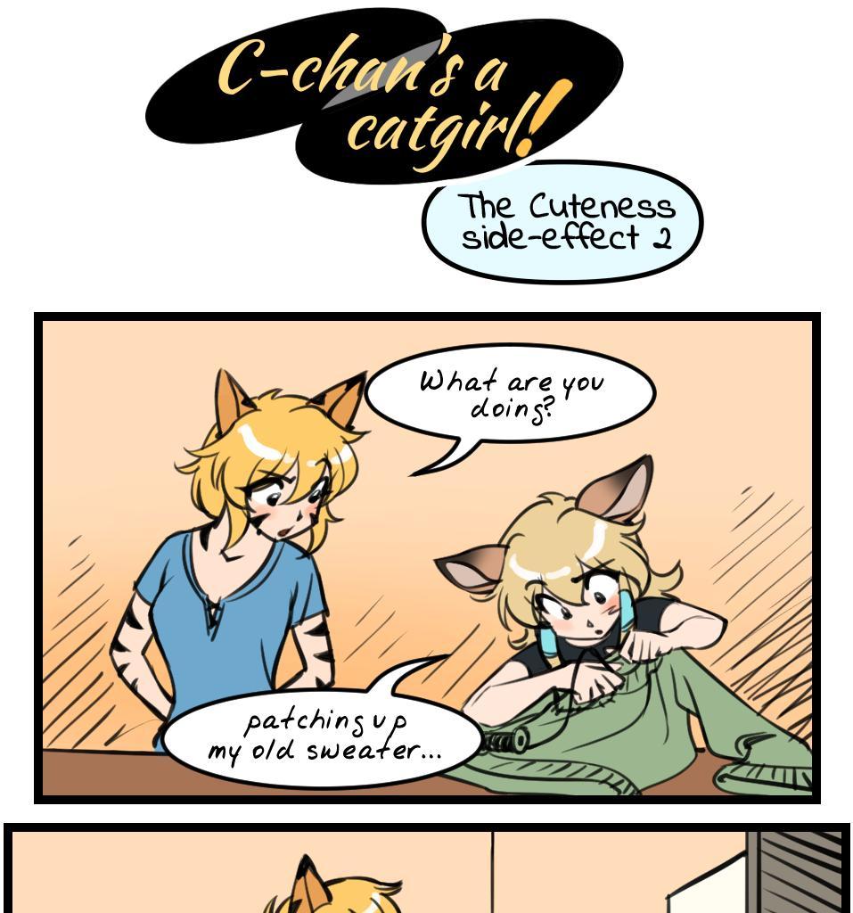 C-chan's a Catgirl! - Episode 4, Page 1: 004 - The Cuteness Side Effect 2
