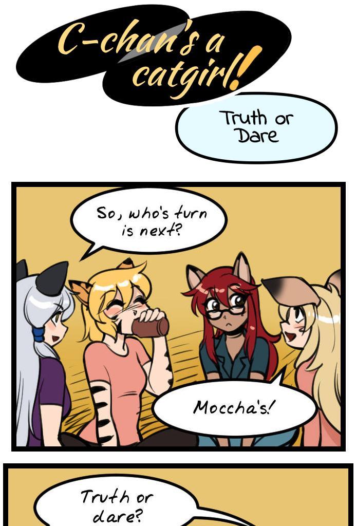 C-chan's a Catgirl! - Episode 6, Page 1: 006 - Truth or Dare