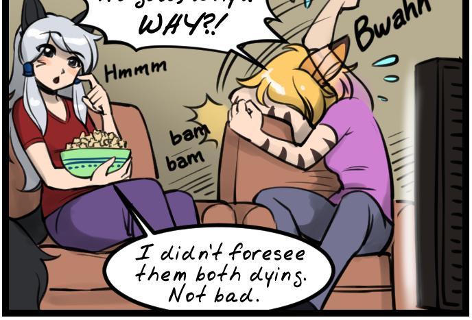 C-chan's a Catgirl! - Episode 7, Page 1: 007 - Movie Night