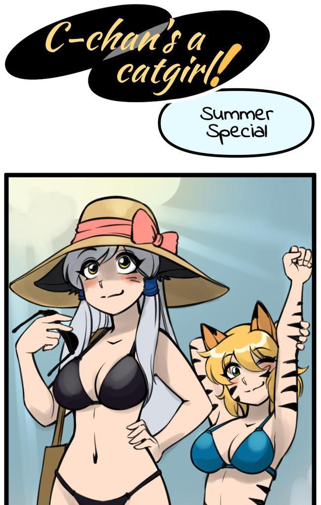 C-chan's a Catgirl! - Episode 8, Page 1: 008 - Summer Special