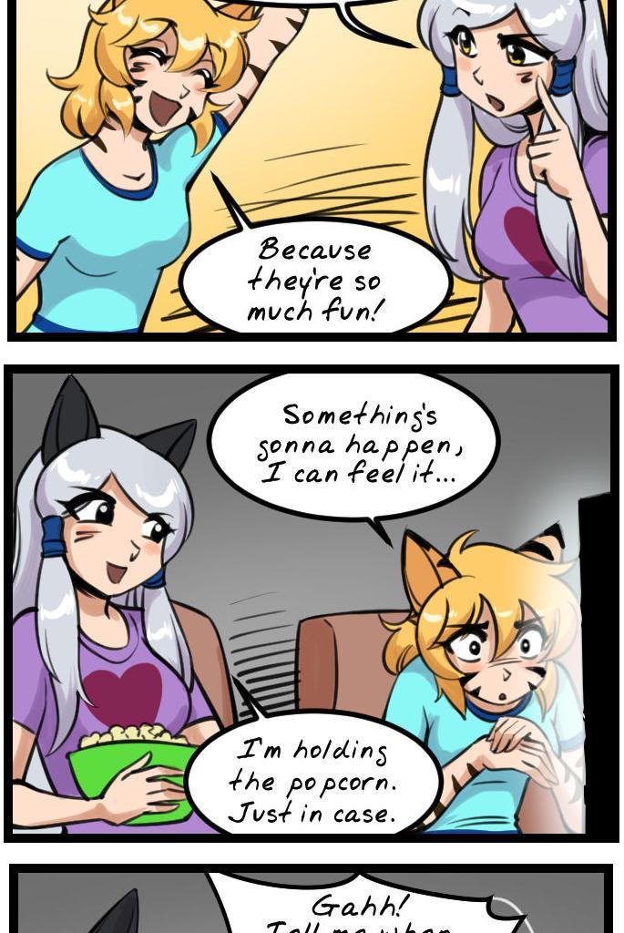 C-chan's a Catgirl! - Episode 11, Page 1: 011 - Scaredy Cat