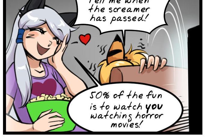 C-chan's a Catgirl! - Episode 11, Page 1: 011 - Scaredy Cat