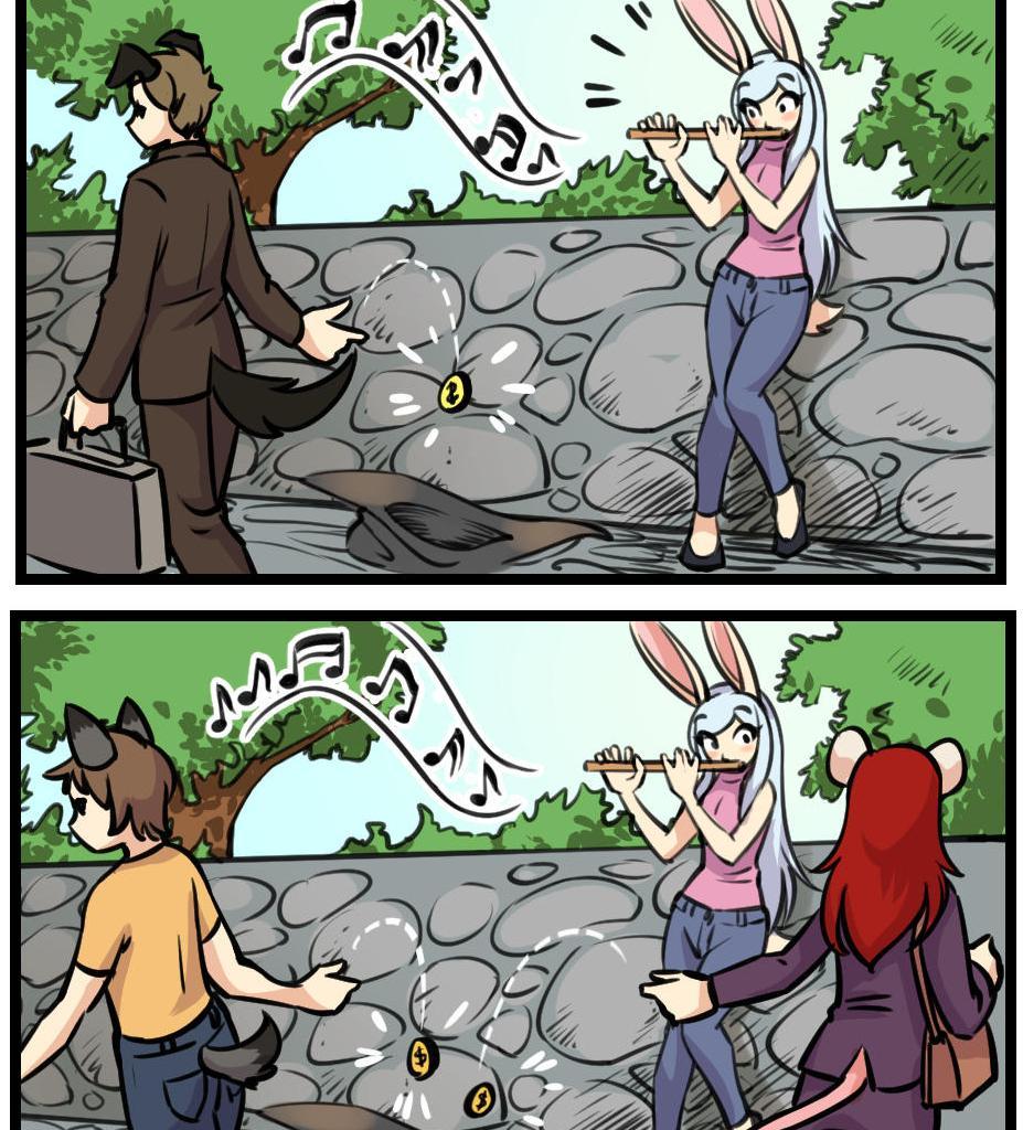 C-chan's a Catgirl! - Episode 12, Page 1: 012 - Lucky Flute