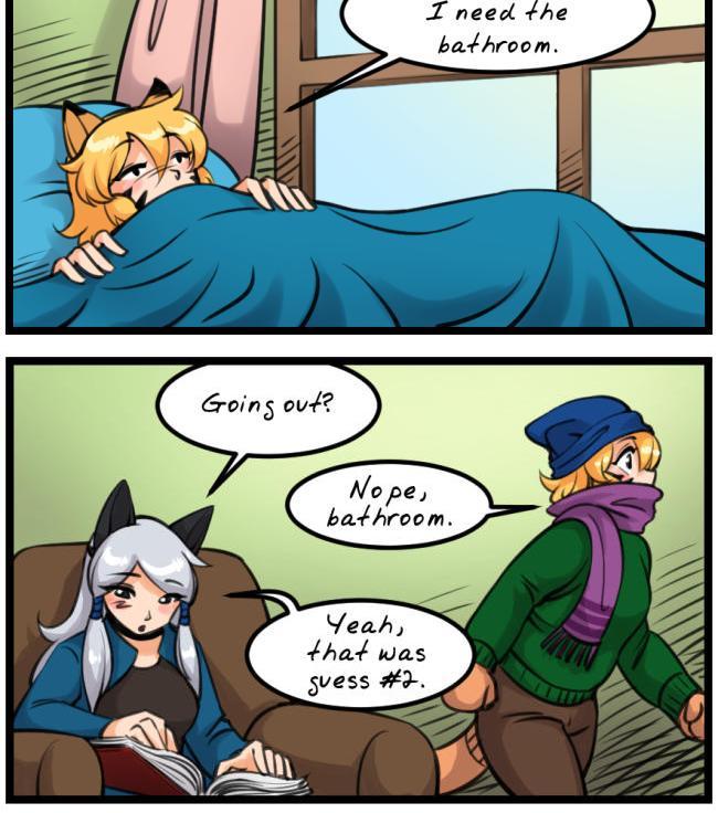 C-chan's a Catgirl! - Episode 13, Page 1: 013 - Cold Sunday