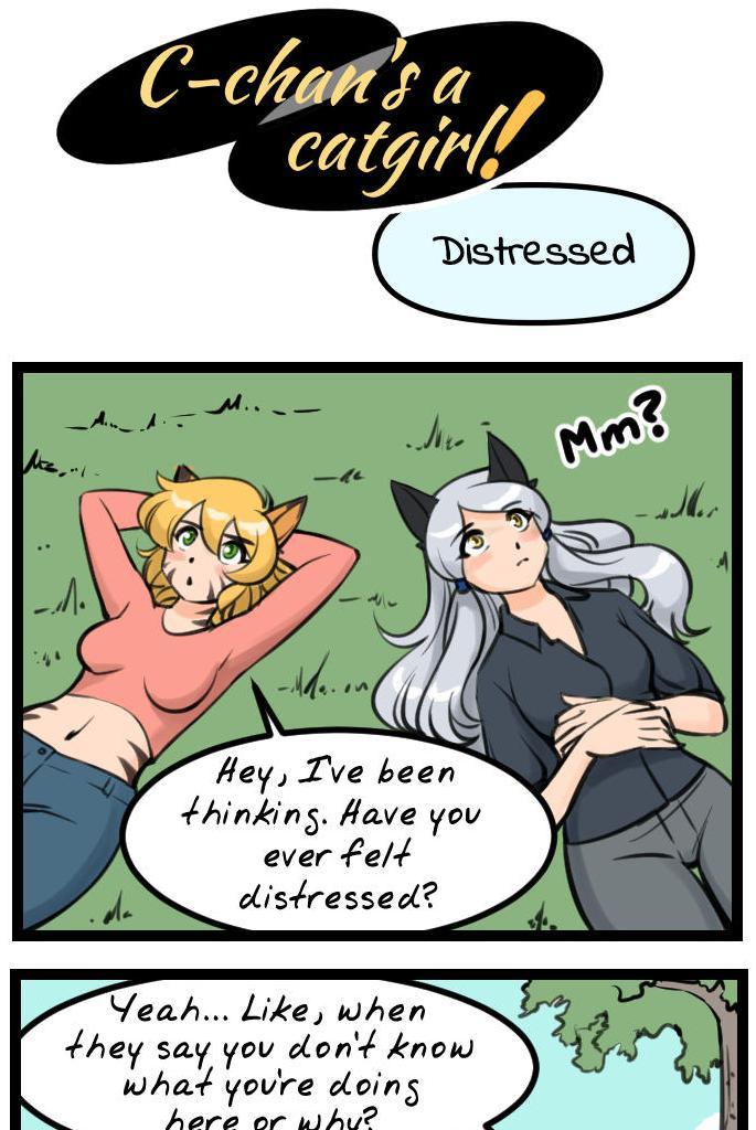 C-chan's a Catgirl! - Episode 14, Page 1: 014 - Distressed