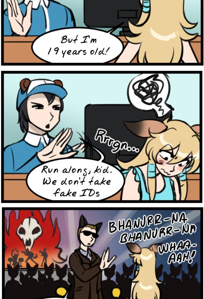 C-chan's a Catgirl! - Episode 16, Page 1: 016 - Too young for fun