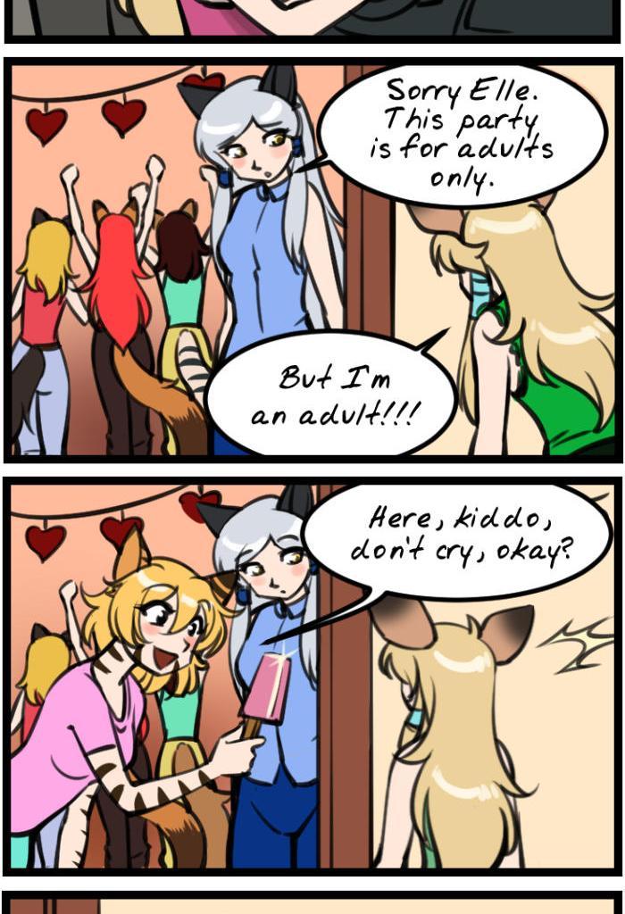 C-chan's a Catgirl! - Episode 16, Page 1: 016 - Too young for fun