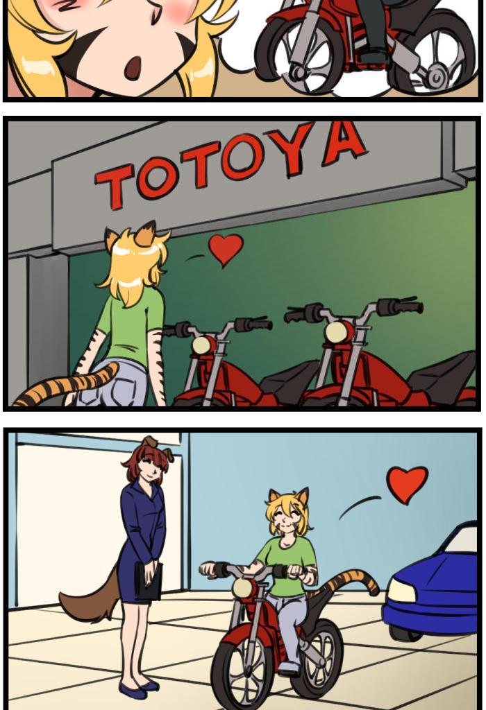 C-chan's a Catgirl! - Episode 19, Page 1: 019 - Motorway Blues