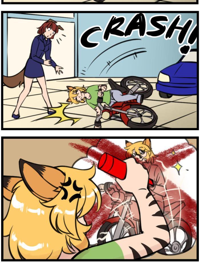 C-chan's a Catgirl! - Episode 19, Page 1: 019 - Motorway Blues