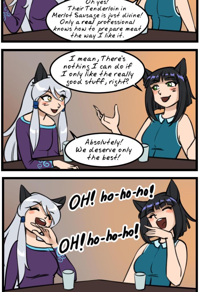 C-chan's a Catgirl! - Episode 20, Page 1: 020 - Elegant Dinner