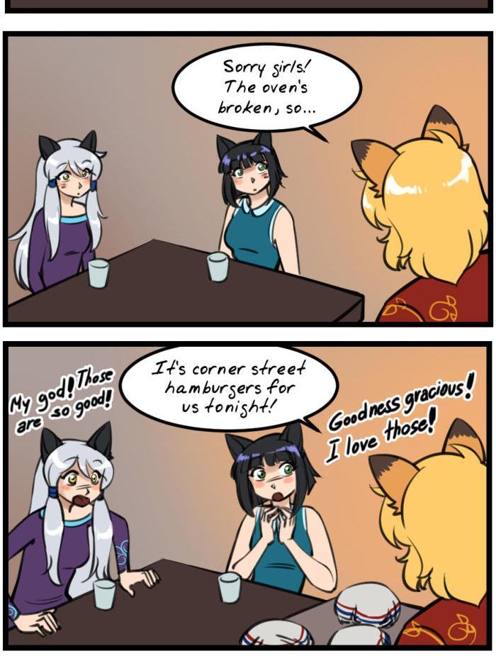 C-chan's a Catgirl! - Episode 20, Page 1: 020 - Elegant Dinner