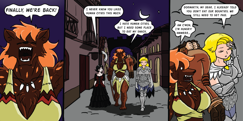 Breadfinder - Episode 15, Page 1: 015-Bountiful meal