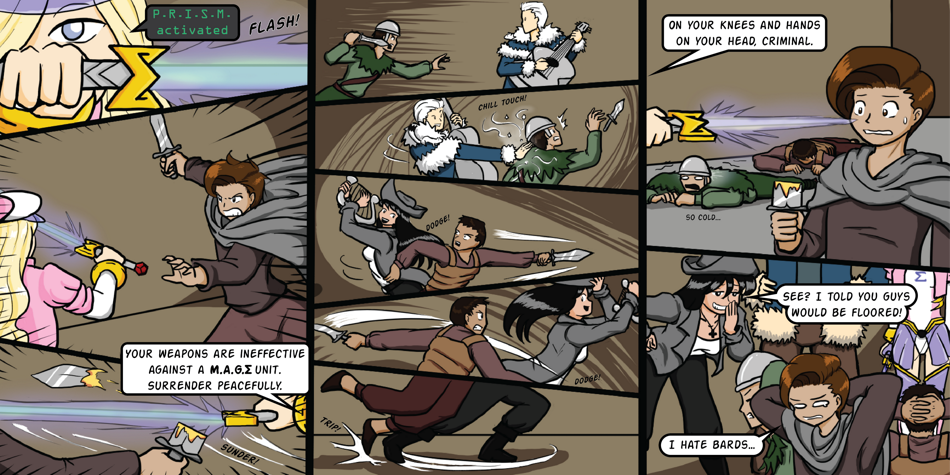 Breadfinder - Episode 49, Page 1: 049-Beware bards brawling