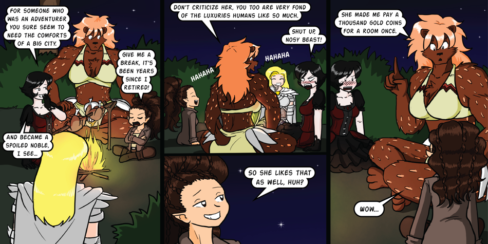 Breadfinder - Episode 103, Page 1: 103-A chat by the campfire