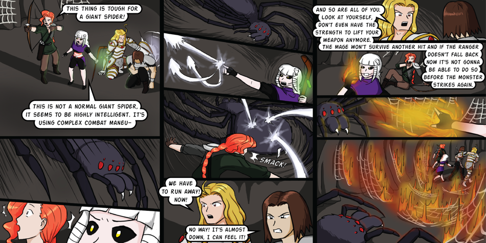 Breadfinder - Episode 111, Page 1: 111-Blazing retreat