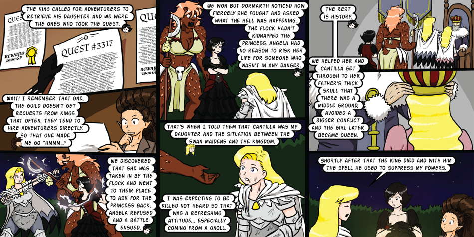 Breadfinder - Episode 119, Page 1: 119-The swan's tale is still going