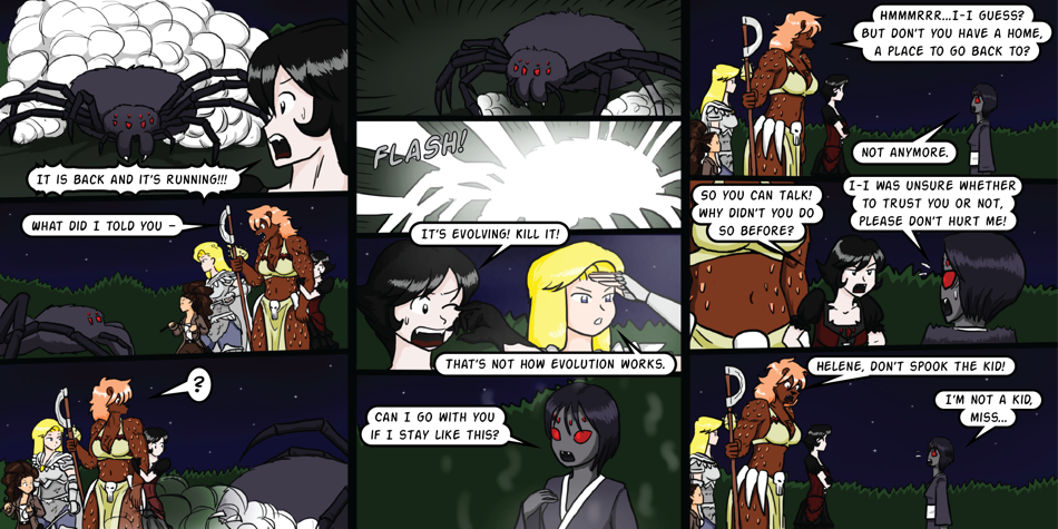 Breadfinder - Episode 123, Page 1: 123-Darwin must be sad