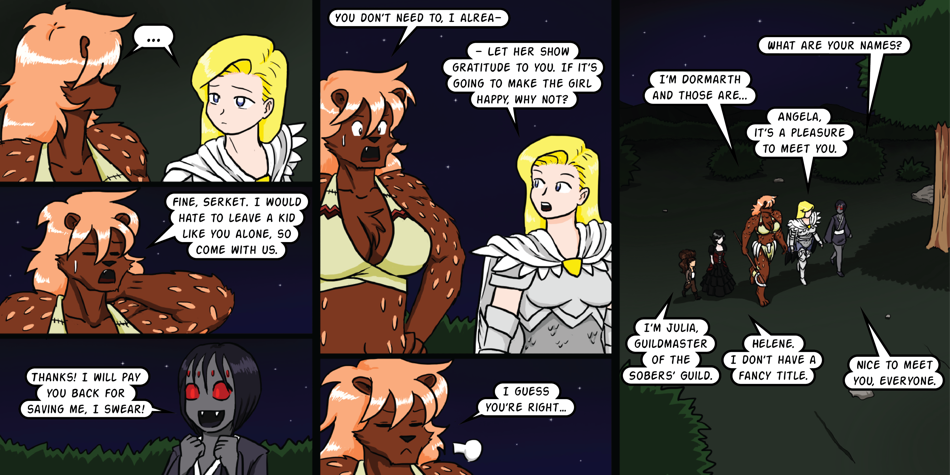 Breadfinder - Episode 125, Page 1: 125-The spider joins the party