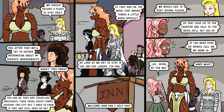 Breadfinder - Episode 127, Page 1: 127-Warm food and comfy beds, pt.1