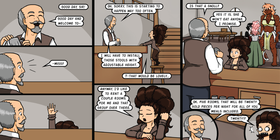 Breadfinder - Episode 129, Page 1: 129-Warm food and comfy beds, pt.3
