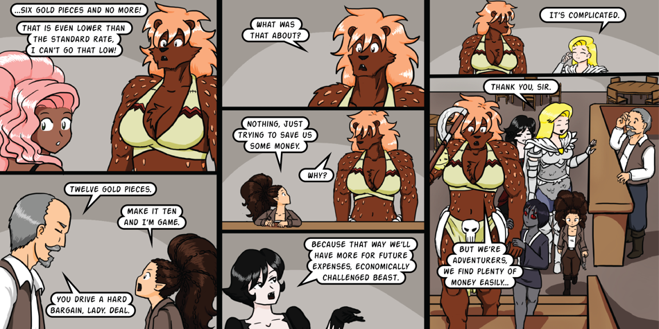 Breadfinder - Episode 130, Page 1: 130-Warm food and comfy beds, pt.4