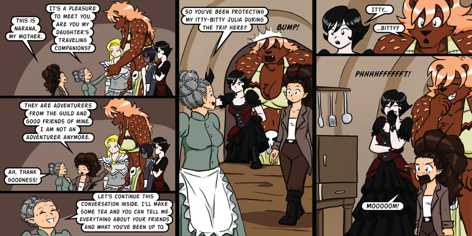 Breadfinder - Episode 135, Page 1: 135-Not in front of my friends!