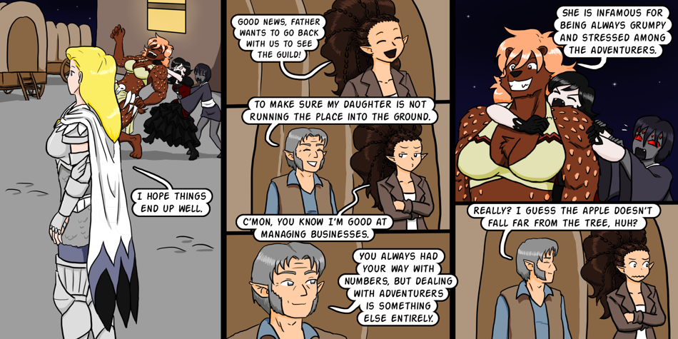 Breadfinder - Episode 147, Page 1: 147-Depends on who threw the apple off the tree