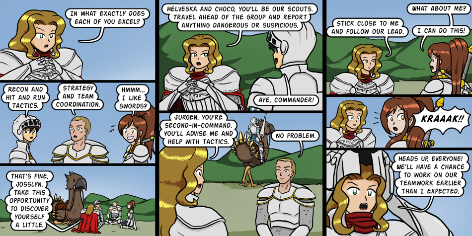 Breadfinder - Episode 171, Page 1: 171-Pre-battle meeting