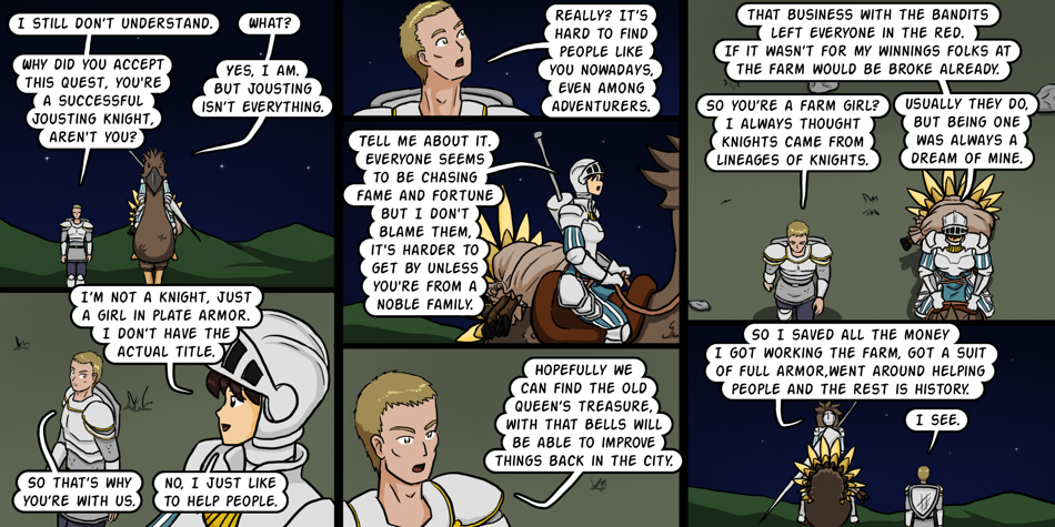 Breadfinder - Episode 180, Page 1: 180-Hunting, gathering and team bonding