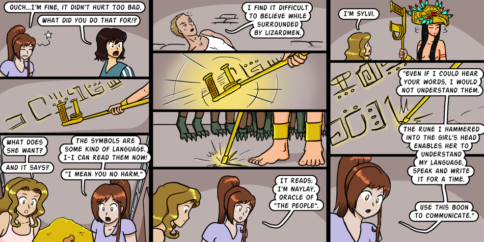 Breadfinder - Episode 186, Page 1: 186-The golden bonk of clarification, pt. 2