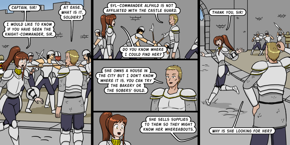 Breadfinder - Episode 194, Page 1: 194-Finding Knight-Comander, pt.1