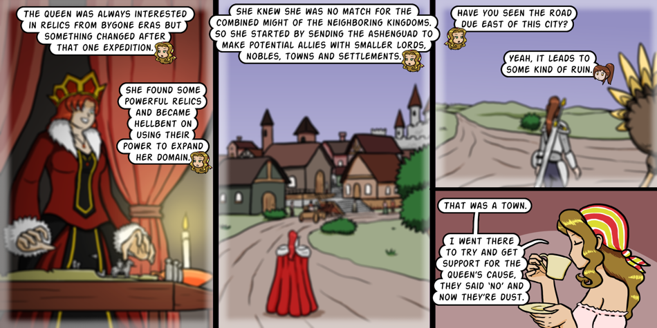 Breadfinder - Episode 198, Page 1: 198-Of diplomacy, ambition and ashes