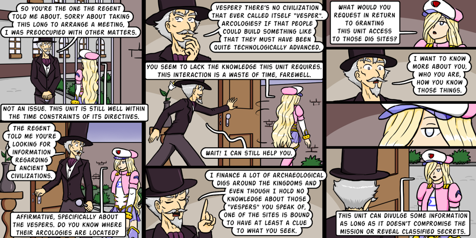 Breadfinder - Episode 203, Page 1: 203-Trading knowledge
