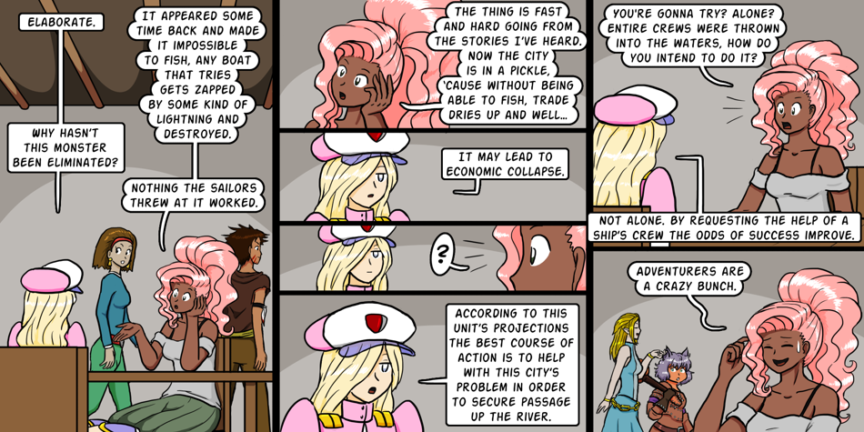Breadfinder - Episode 208, Page 1: 208-Upstream quest