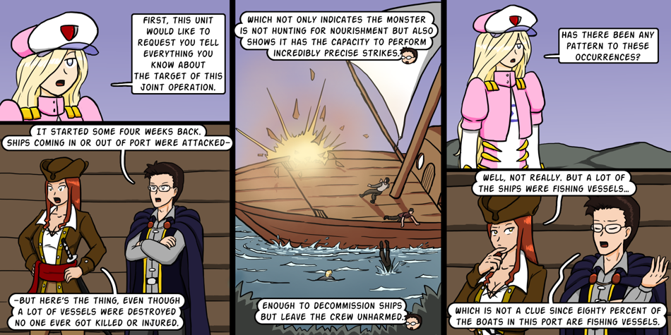 Breadfinder - Episode 214, Page 1: 214-River raiders & precise strikes