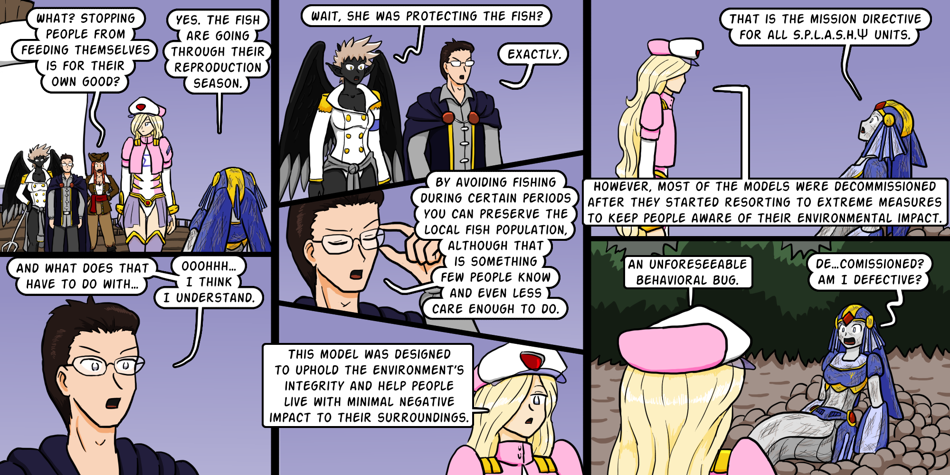 Breadfinder - Episode 230, Page 1: 230-Fishy guardian