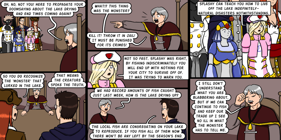 Breadfinder - Episode 233, Page 1: 233-Aquatic doomsayer