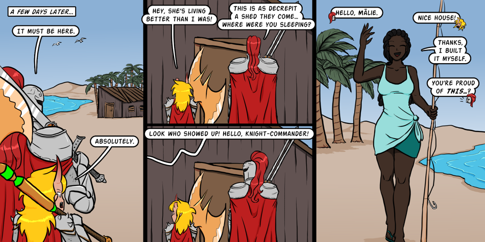 Breadfinder - Episode 300, Page 1: 300-Party at the beach